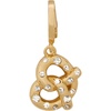 Clear/Gold Pretzel