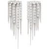image:imagekate spade new york womens Opulence Statement Fringe EarringsClearSilver