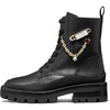 image:imagekate spade new york womens Sam Icon Smooth Leather Combat BootBlack