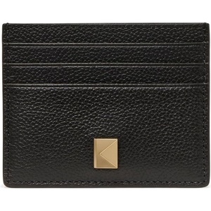 image:imagekate spade new york Deco Pebbled Leather Card HolderBlack