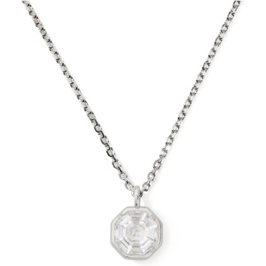 image:imagekate spade new york womens Opulence Octagon Stone PendantClearSilver