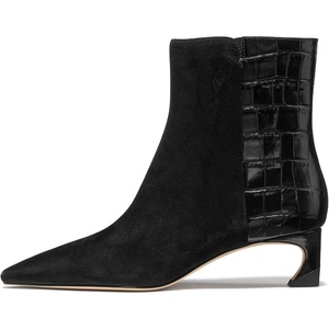image:imagekate spade new york womens Viv Smooth Leather BootieBlack Suede