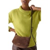 image:imagekate spade new york Loop Suede Crossbody BagHot Fudge Suede