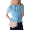 image:imagekate spade new york Loop Suede Crossbody BagMilk Glass Suede