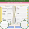 image:imageKate Spade New York Daily Planner 20242025 Large Planner August 2024  December 2025 Hardcover Spiral Planner Weekly Planner with Monthly Calendar Stickers amp Pockets Your Lucky DayBanana Toss