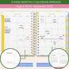 image:imageKate Spade New York Daily Planner 20242025 Large Planner August 2024  December 2025 Hardcover Spiral Planner Weekly Planner with Monthly Calendar Stickers amp Pockets Your Lucky DayBanana Toss