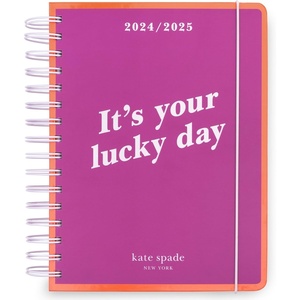 image:imageKate Spade New York Daily Planner 20242025 Large Planner August 2024  December 2025 Hardcover Spiral Planner Weekly Planner with Monthly Calendar Stickers amp Pockets Your Lucky DayYour Lucky Day