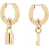 image:imagekate spade new york Spade Lock Asymmetrical Drop HuggiesGold