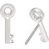 image:imagekate spade new york womens Spade Lock Key StudsSilver