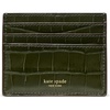 image:imagekate spade new york Classic Croc Embossed Card HolderBonsai Tree Croc