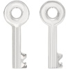 image:imagekate spade new york womens Spade Lock Key StudsSilver