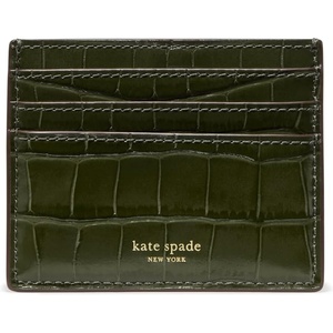 image:imagekate spade new york Classic Croc Embossed Card HolderBonsai Tree Croc