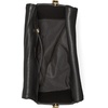 image:imagekate spade new york Deco Smooth Leather Twisted Flap Shoulder BagPleated Black