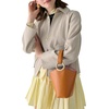 image:imagekate spade new york Halo Suede Mini BucketBaked Amber