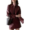 image:imagekate spade new york Halo Suede Mini BucketGlazed Hot Fudge