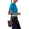 image:imagekate spade new york Halo Suede Mini BucketHot Fudge Embellished Suede