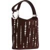 image:imagekate spade new york Halo Suede Mini BucketHot Fudge Embellished Suede