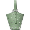 image:imagekate spade new york Halo Suede Mini BucketStudded Crisp Sage