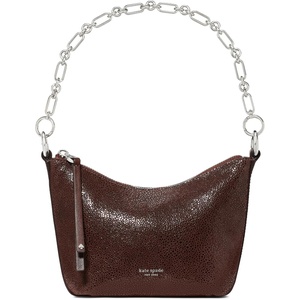image:imagekate spade new york Halo Fine Grain Leather Leather Mini Chain Shoulder BagHot Fudge Suede