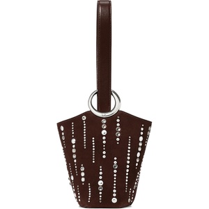 image:imagekate spade new york Halo Suede Mini BucketHot Fudge Embellished Suede