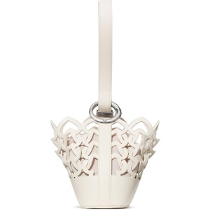 image:imagekate spade new york Halo Suede Mini BucketWoven Cream