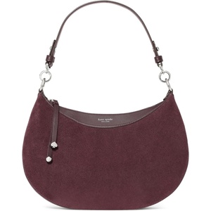 image:imagekate spade new york Liv Denim Suede Small East West ShoulderBlackberry Jam Suede