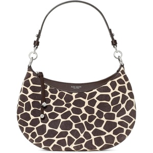 image:imagekate spade new york Liv Denim Suede Small East West ShoulderGiraffe