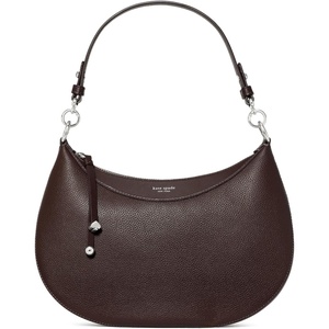 image:imagekate spade new york Liv Pebbled Leather ShoulderHot Fudge