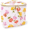 image:imagekate spade new york Insulated Lunch Tote Small Lunch Cooler Thermal Bag with Double Zipper Close and Carrying Handle Green Daisy GinghamSpring Pansies