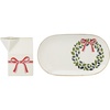image:imagekate spade new york Be Jolly Holiday Collection Mug Set 2PieceMilk  Cookie Plate Set