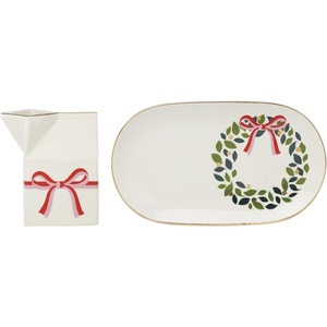 image:imagekate spade new york Be Jolly Holiday Collection Mug Set 2PieceMilk  Cookie Plate Set