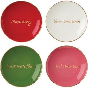 image:imagekate spade new york Be Jolly Holiday Collection Mug Set 2PieceTidbit Plates  Set of 4
