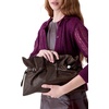 image:imagekate spade new york Womens Rio Large Clutch BagHot Fudge Suede Dot