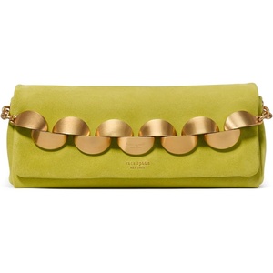image:imagekate spade new york Womens Remi Chain ClutchLaurel Leaf Suede