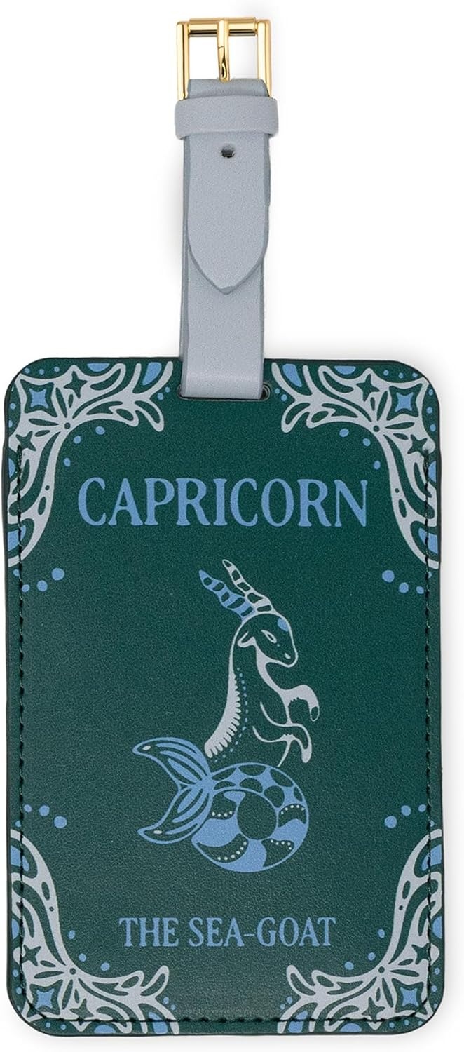 image:imagekate spade new york Astrology Luggage Tag Set of 2 AquariusCapricorn