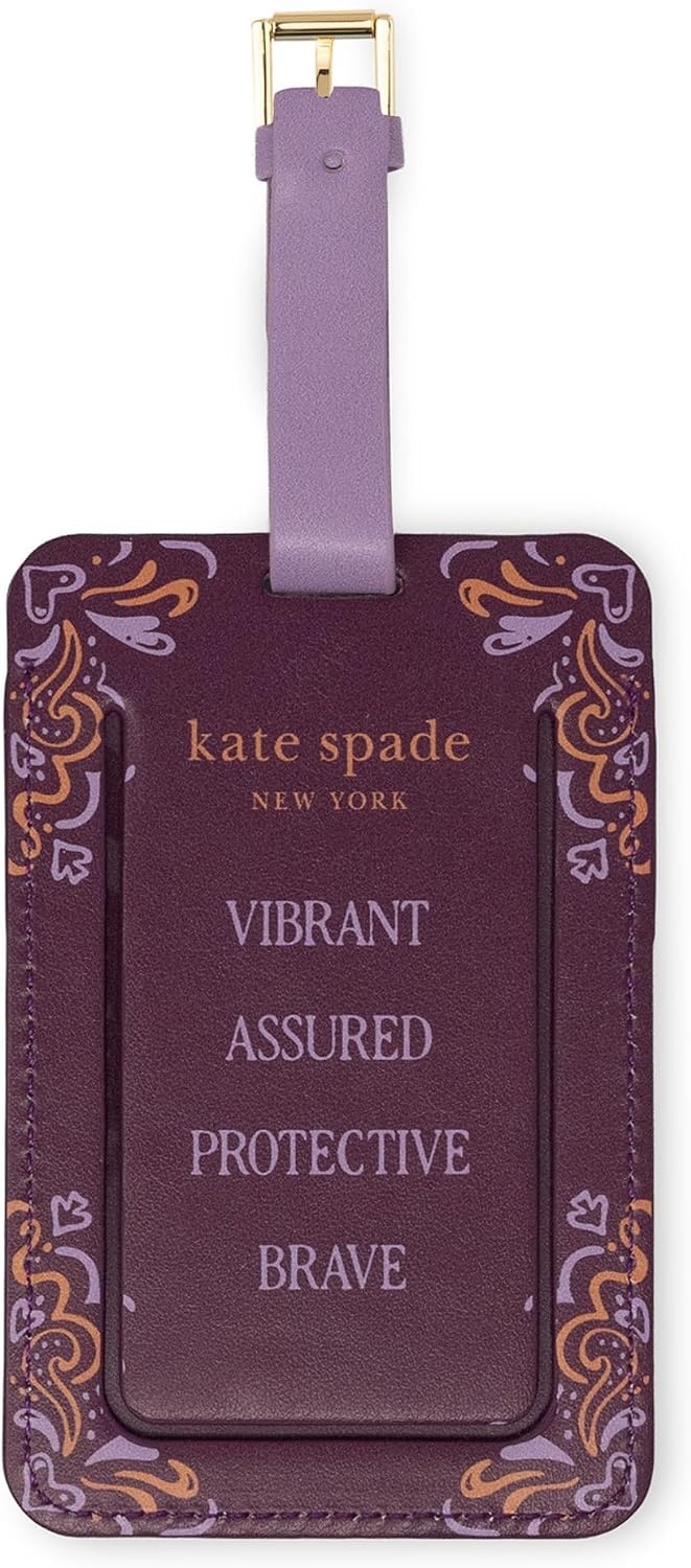 image:imagekate spade new york Astrology Luggage Tag Set of 2 AquariusScorpio