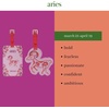 image:imagekate spade new york Astrology Luggage Tag Set of 2 AquariusAries
