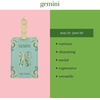 image:imagekate spade new york Astrology Luggage Tag Set of 2 AquariusGemini