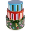 image:imagekate spade new york Round Cookie Tin Set of 3 Holiday Sweets
