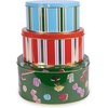 image:imagekate spade new york Round Cookie Tin Set of 3 Holiday Sweets