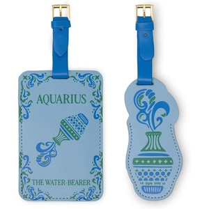 image:imagekate spade new york Astrology Luggage Tag Set of 2 AquariusAquarius