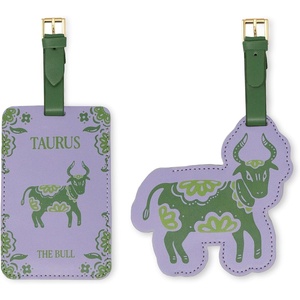 image:imagekate spade new york Astrology Luggage Tag Set of 2 AquariusTaurus