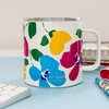 image:imagekate spade new york 16 oz Stainless Steel Insulated Mug Gold PinstripePainterly Blooms