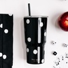 image:imagekate spade new york 20 Ounce Insulated Tumbler for Cold and Hot Drinks with Reusable Straw Stainless Steel Travel Cup with Slide Top Lid Ladybug DotEnchanted Dot