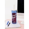 image:imagekate spade new york 24 oz Acrylic Tumbler Watercolor DitsyBlue