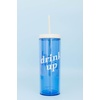 image:imagekate spade new york 24 oz Acrylic Tumbler Watercolor DitsyBlue
