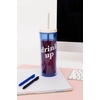 image:imagekate spade new york 24 oz Acrylic Tumbler Watercolor DitsyBlue