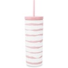 image:imagekate spade new york 24 oz Acrylic Tumbler Watercolor DitsyGoddess Stripe