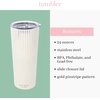 image:imagekate spade new york 24 oz Stainless Steel Tumbler Gold PinstripeGold Pinstripe