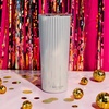 image:imagekate spade new york 24 oz Stainless Steel Tumbler Gold PinstripeGold Pinstripe